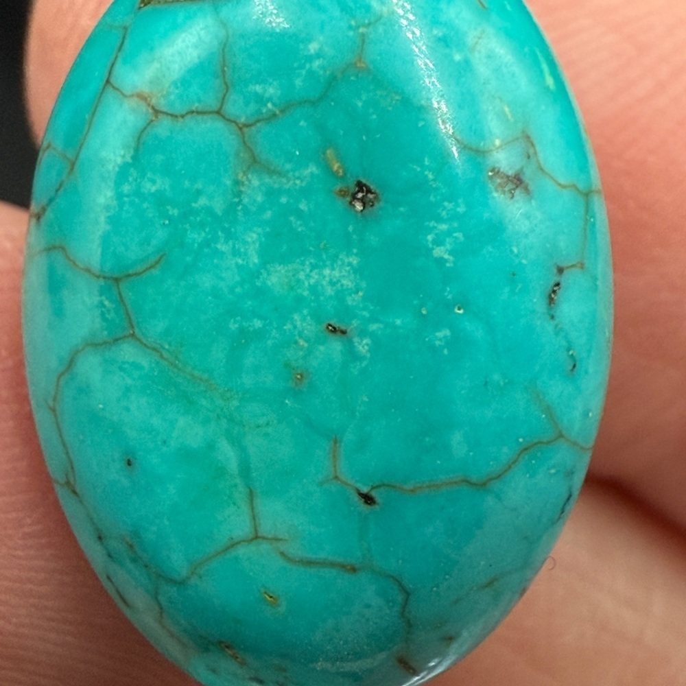 Czech Glass and Dyed Howlite Beaded Necklace - Picture 7 of 16